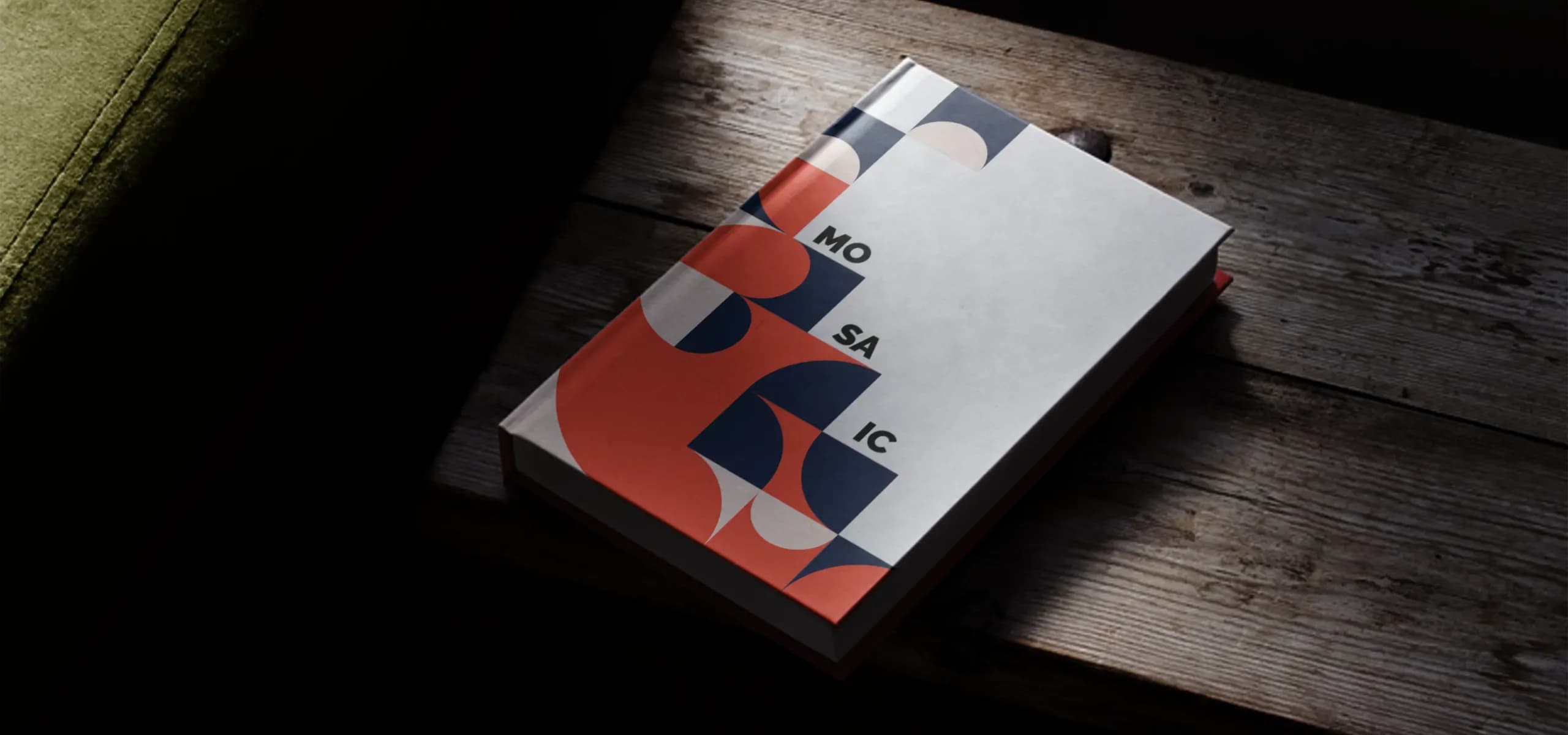 Printed book on a wooden desk